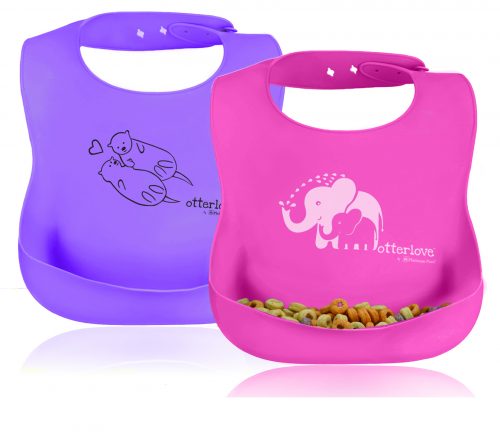best-silicone-bib-set-lfgb-otterlove-pink-elephant-purple-otters
