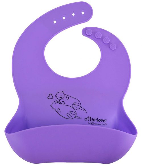 best-silicone-bib-purple-otters-otterlove