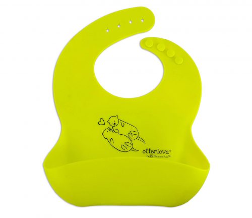 best-silicone-bib-yellow-otters-otterlove