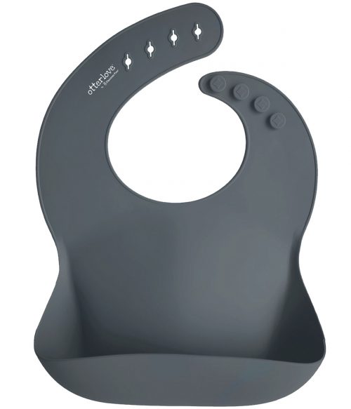 Silicone Bib - Single - Smoke