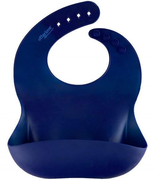 otterlove silicone bib deep space