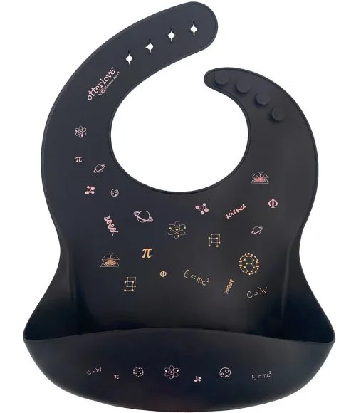 Silicone Bib - Single - Science - Print - Multicolored
