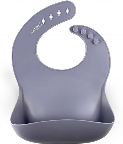 Silicone Bib - Single - Wisteria
