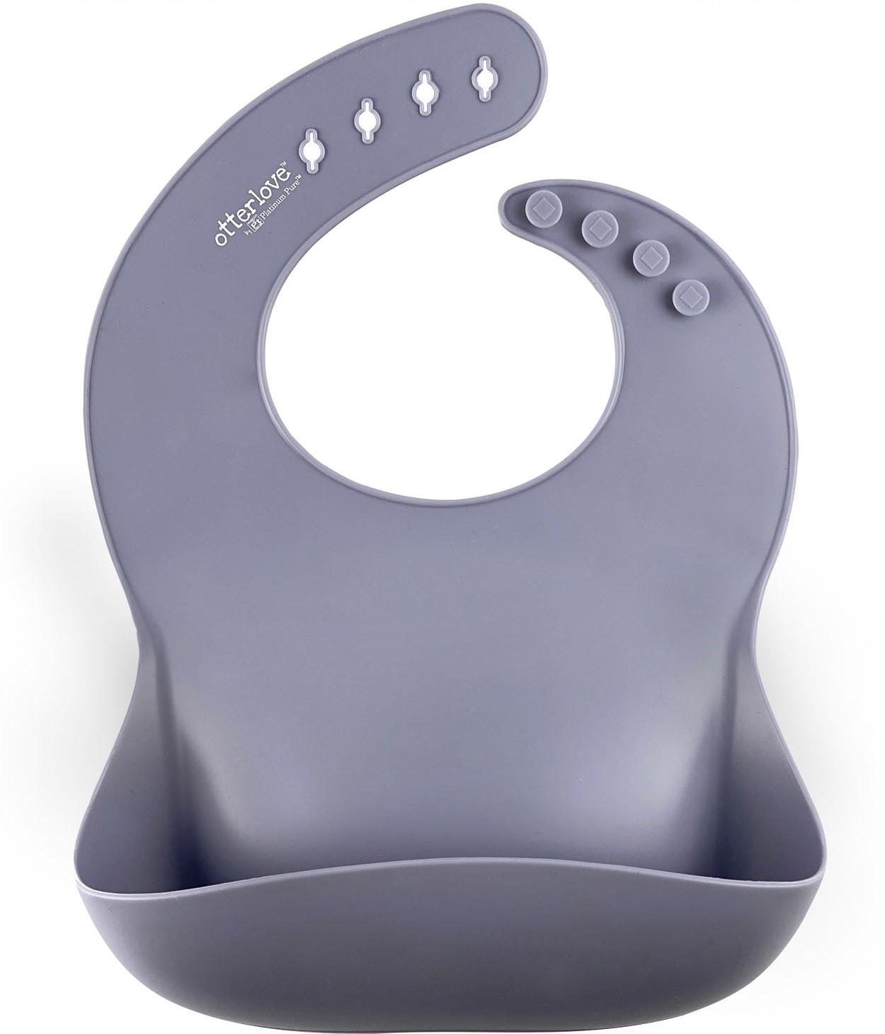 Silicone Bib - Single - Wisteria