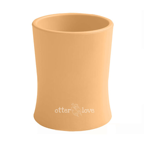 natural grip silicone baby cup tiny toddler training cup - sunshine