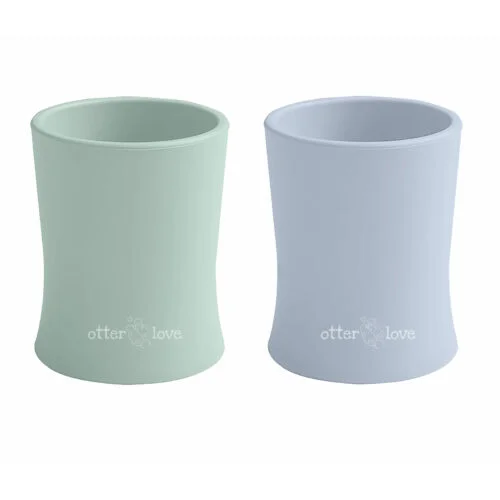 natural grip silicone baby cup tiny toddler training cup - sunshine