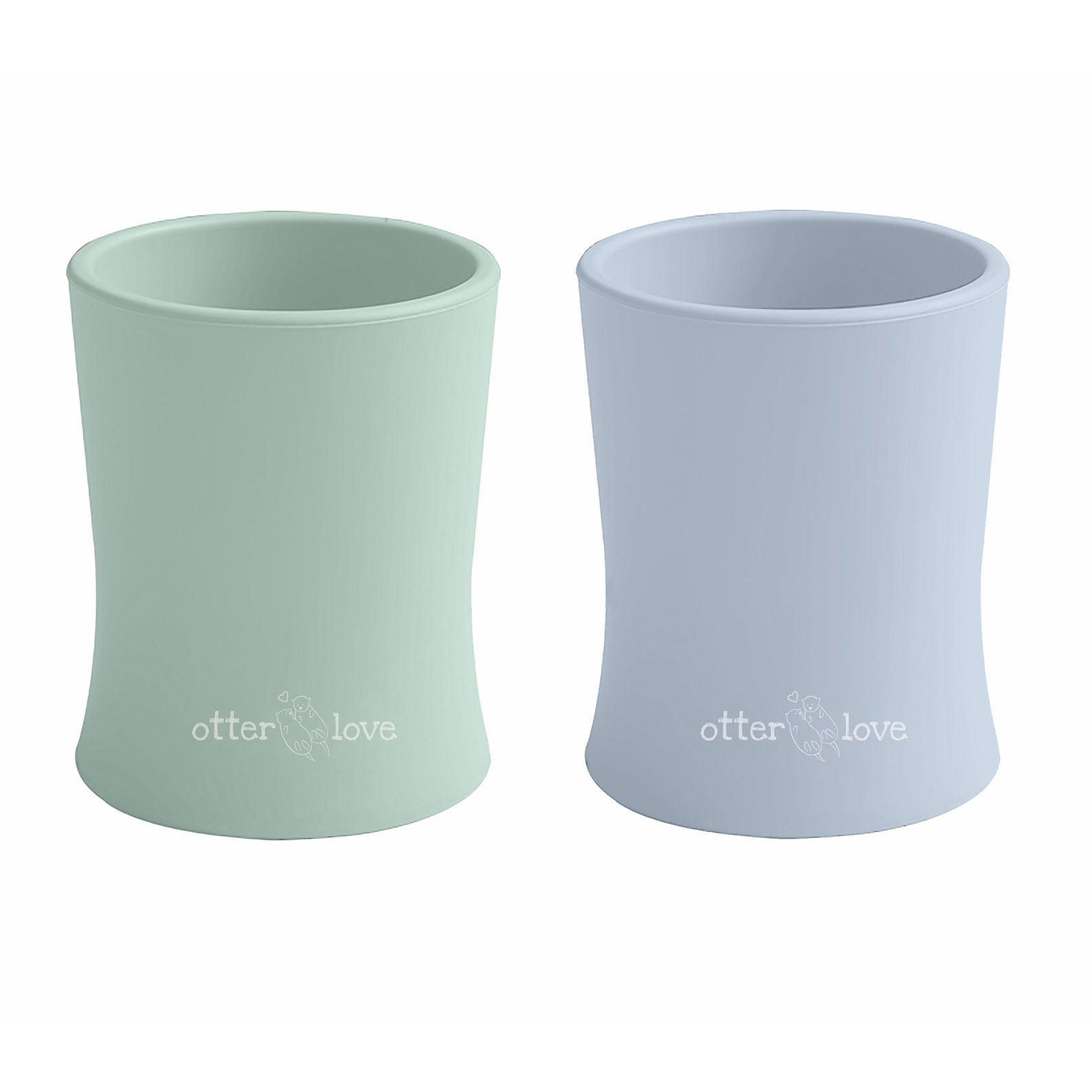 Natural Grip Silicone Training Cup – 2 Pack – Sage & Cloud - otterlove by  Platinum Pure