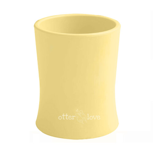 natural grip silicone baby cup tiny toddler training cup - sunshine