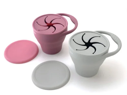 otterlove silicone snack cups - woodchuck & sand
