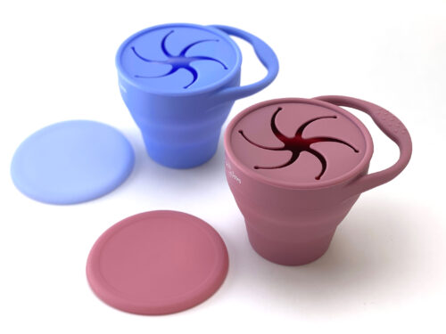 otterlove silicone snack cups - woodchuck & veri peri
