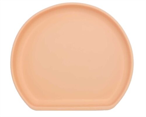 undivided silicone suction plate - clementine