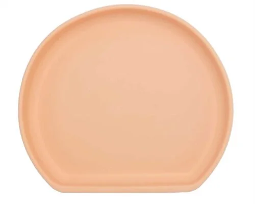 undivided silicone suction plate - clementine
