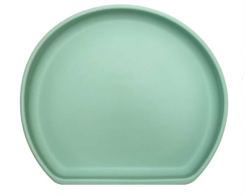 undivided silicone suction plate - sage